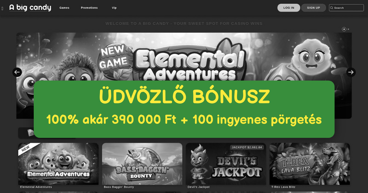 A Big Candy Casino Magyarország